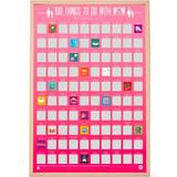 Posters Gift Republic 100 Things To Do With Mom Multicolour Poster 46x59cm