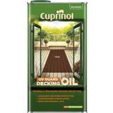Cuprinol Oil Paint Cuprinol UV Guard Decking Oil Teak 5L