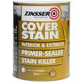 White Paint Zinsser Cover Stain Wood Paint White 1L