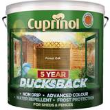 Cuprinol Water-borne Paint Cuprinol Ducksback Wood Paint Brown 9L