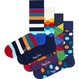 Organic Fabric Socks Happy Socks Gift Set 4-pack