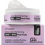 Fragrance Free Exfoliators & Face Scrubs GGs Natureceuticals Daily Skin Perfecting AHA + BHA Peel Pads 30-pack