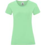 Fruit of the Loom Women's Iconic T-shirt - Neo Mint