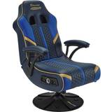 Blue Gaming Chairs X Rocker Adrenaline V3 2.1 Bluetooth Audio Gaming Chair - Blue