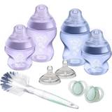 Machine Washable Baby Bottle Feeding Set Tommee Tippee Starter Kit Purple