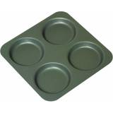 Mermaid 4 Cup Anodised Muffin Tray