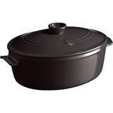 Emile Henry Cookware Emile Henry Charcoal Oval with lid