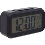 Premier Housewares Black Lcd Digital Clock