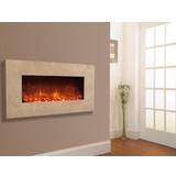 Celsi Electriflame XD 1100 Wall Mounted Electric Fire Travertine