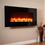 Celsi Electriflame XD 1300 Wall Mounted Electric Fire Black Glass