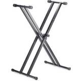 Stagg Floor Stands Stagg KXS-Q5 Double Braced Easy Folding X-Style Keyboard Stand