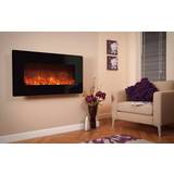 Celsi Electriflame XD 1100 Wall Mounted Electric Fire Black Glass