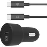 Griffin Single Port 15W USB-C Car Charger with USB-C Cable Black
