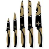 Knives sportsvault NFL New Orleans Saints Knife Set