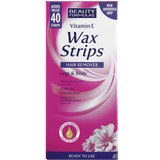 Hair Removal Products on sale Beauty Formulas Vitamin E Wax Strips 40-pack