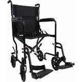 Left Side Crutches & Medical Aids Aidapt Steel Compact Transit Wheelchair