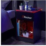 X Rocker Carbon-Tek Side Table With Neo Led Lighting And Wireless Phone Charging