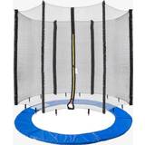 Arebos Trampoline Safety Net Edge Cover Spare Parts Blue (96 in 6 Net poles)