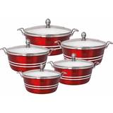 Sq Professional Metallic Cookware Set with lid 5 Parts