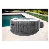 Hot Tubs Intex Inflatable Hot Tub Greywood Deluxe Spa 6-Person