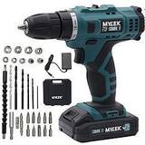 Mylek 21V Cordless Drill With 29 Piece Accessory Set And Carry Case