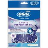Flosser Picks Oral-B Glide Floss Picks Arctic Peppermint Oil 75-pack