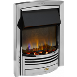 Dimplex Electric Fireplaces Dimplex GLN20CH Chrome Glencoe Optiflame 3D Electric Inset Fire