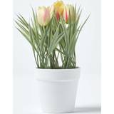 Yellow Artificial Plants Homescapes Tulips Artificial Plant
