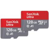 Micro sd card 128gb SanDisk Sdsquab-128g-gn6mt Fc 128gb Ultra A1 140mbs Micro-sd Xc 2pk Microsdxc 140mbs adapt 2pack
