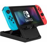 Weapon Pack Controller & Console Stands Switch Adjustable Portable Play Stand in 3 Bracket Position - Black