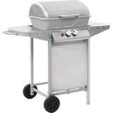 BBQs vidaXL Gas BBQ Grill with 2 Cooking Zones