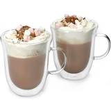 La Cafetiere Coffee Makers La Cafetiere Set of 2 Double Walled Hot Chocolate