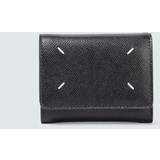 Maison Margiela Black Zip Compact Trifold Wallet