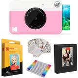 Polaroid zink Kodak Printomatic Instant Camera (Pink) Gift Bundle Zink Paper (20 Sheets)