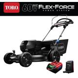 Lawn Mowers Toro 21 in. Super Recycler 60-Volt SmartStow Max Behind Battery Powered Mower