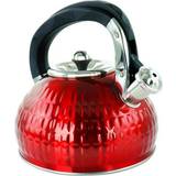 Red - Stove Kettles MegaChef 3 Stovetop Whistling