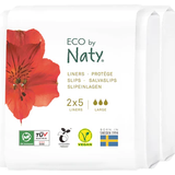 Pantiliners Naty Compostable Panty Liners Large Absorbency Travel Pack