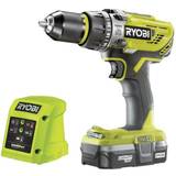 Ryobi Screwdrivers Ryobi 18v ONE Combi Drill with 1 x 1.3Ah Battery, Charger and Case