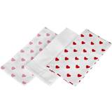 Red Kitchen Towels Homescapes Hearts Tea Towels Three Kitchen Towel Red