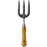 Kingfisher Shovels & Gardening Tools Kingfisher CSHF Wooden Handled Hand Fork Carbon