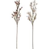 Bloomingville Candle Holders Bloomingville Faux Dried Flower Candle Holder