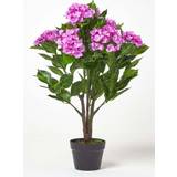Purple Decorative Items Homescapes Lilac Hydrangea Artificial Plant with Pot, 85 Purple Artificial Plant