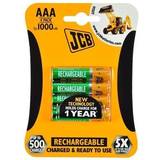 AAA (LR03) - Batteries - Rechargeable Standard Batteries Batteries & Chargers JCB Rechargeable AAA Batteries 900mAh 4-pack