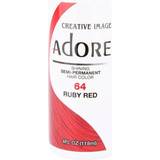 Red Semi-Permanent Hair Dyes Adore Image Shining Semi-Permanent Hair Color 64 Ruby Red