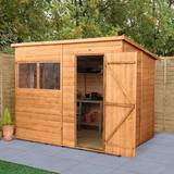Shed 8 x 6 shiplap Forest Garden Shiplap DipTreat Apex Shed 8x6 (Building Area )
