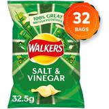 Snacks on sale Walkers Bags of Salt & Vinegar Crisps 32.5g