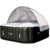 Cleverspa hot tub CleverSpa Inflatable Hot Tub 6 Person Square & Round Canopy Shelter