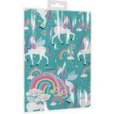 Gift Wrapping Papers 2 Sheets of Unicorn Birthday Gift Wrap Wrapping Paper and Gift Tags