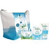 Simple Skin Hydrating Wipes Sheetmask & Gelwash 3pcs Beauty Bag Gift Set Her