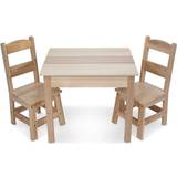 Furniture Set Kid's Room on sale Melissa & Doug and Wooden Table and Chairs Natural